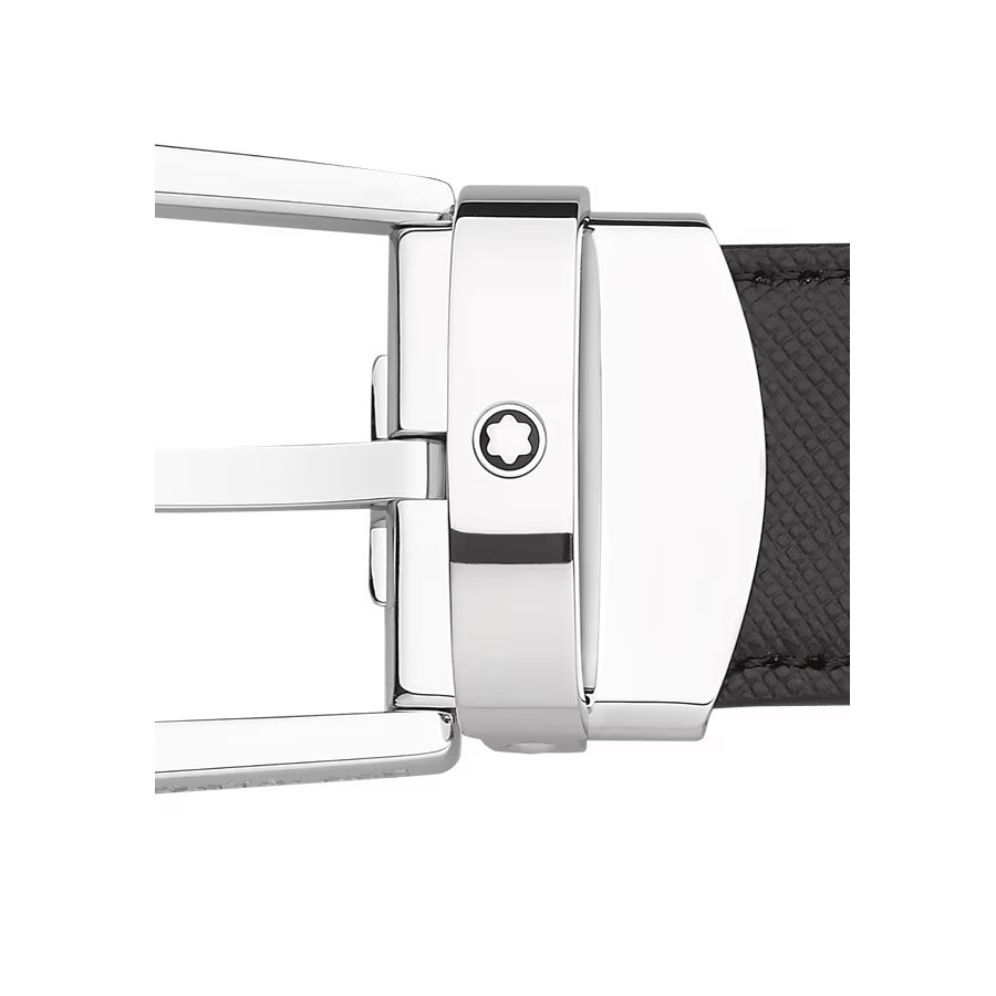 Cinta Montblanc Reversibile Horseshoe 30 mm in Pelle Sartorial 113834