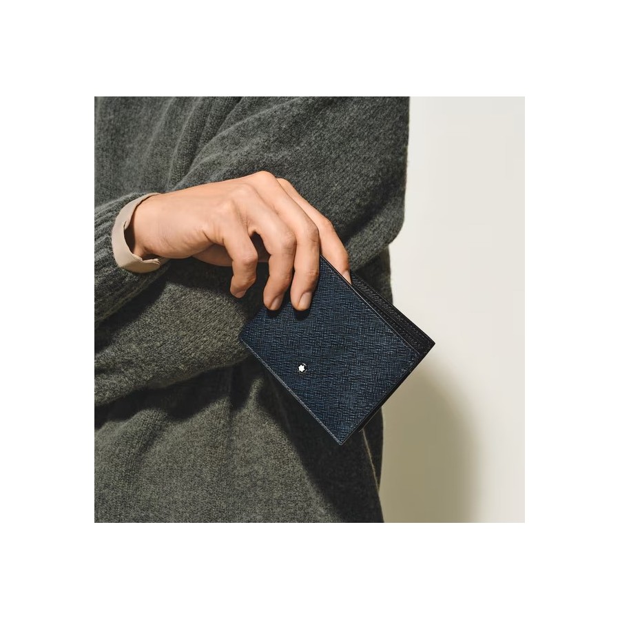 Portafoglio Montblanc 6 Tasche in Pelle Sartorial 220384