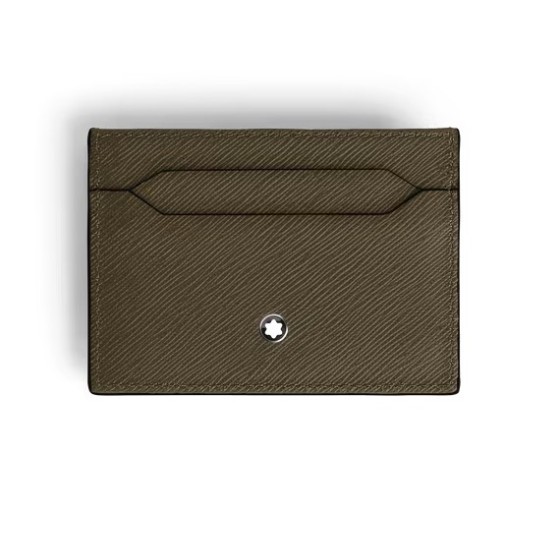 Portacarte di credito Montblanc 5 Tasche in Pelle Sartorial 222363