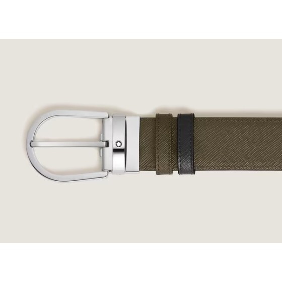 Cinta Montblanc reversibile 35 mm in Pelle Sartorial  222147