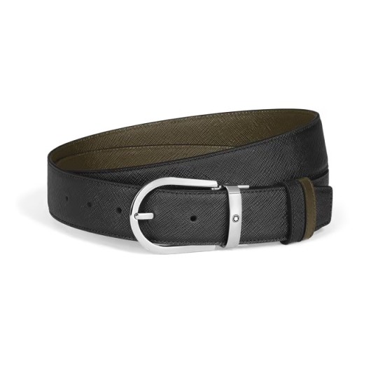 Cinta Montblanc reversibile 35 mm in Pelle Sartorial  222147