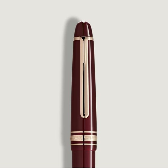 Penna Montblanc Stilografica Meisterstück Bordeaux Classique 133014