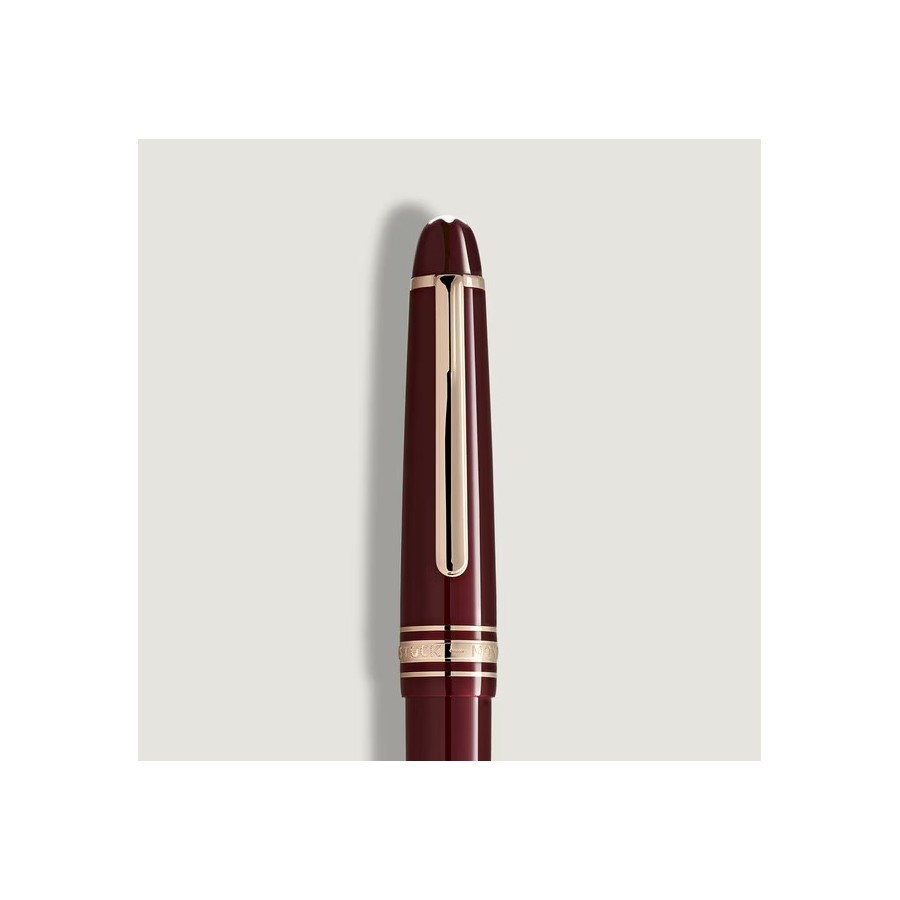 Penna Montblanc Stilografica Meisterstück Bordeaux Classique 133014