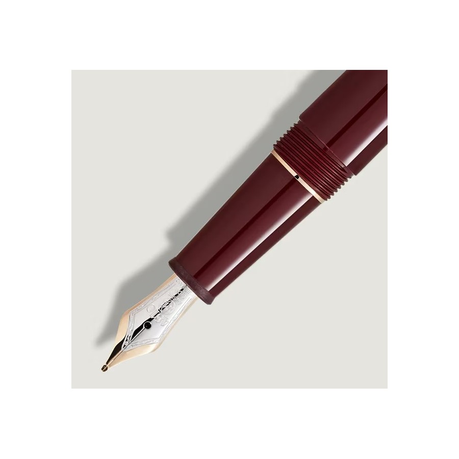 Penna Montblanc Stilografica Meisterstück Bordeaux Classique 133014