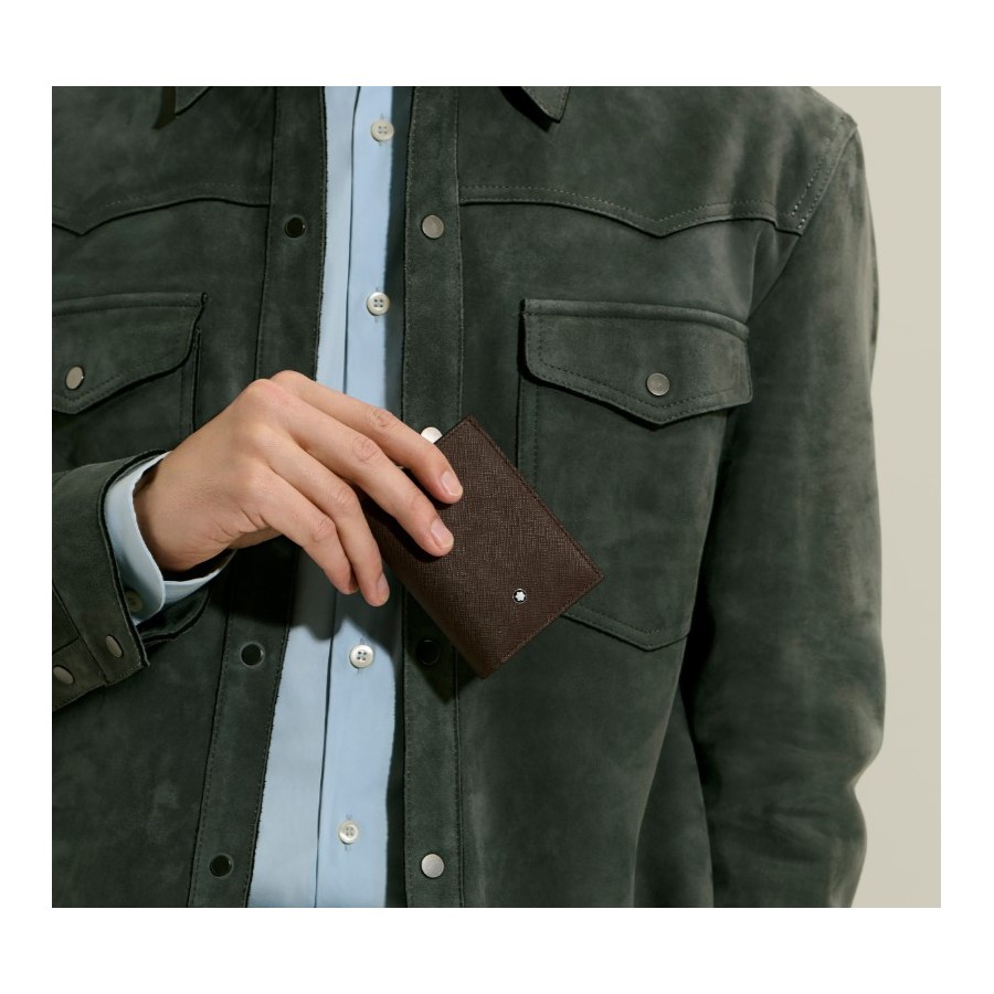 Portafoglio Mini Montblanc  4 Tasche in Pelle Sartorial 222989