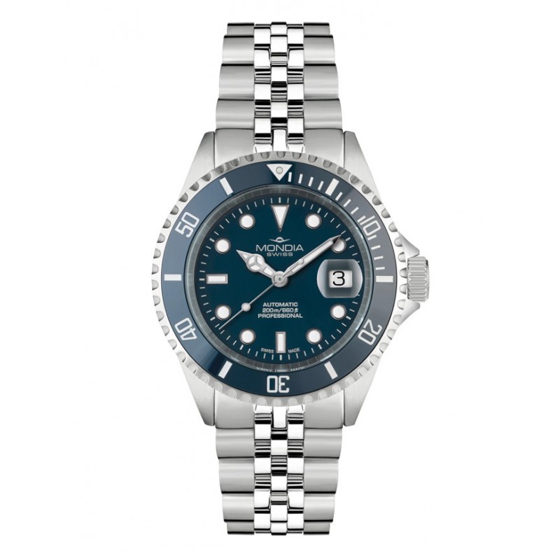 Orologio Mondia Icon Automatico Swiss Made MS-213-SSBL-BL-GB