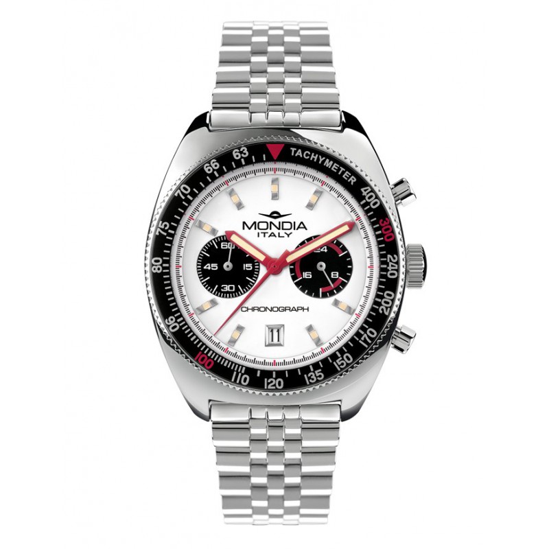 Orologio Mondia Italy Madison MI-792-SS-02WT-GB