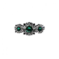 Anello Crivelli con Smeraldi e Diamanti N34