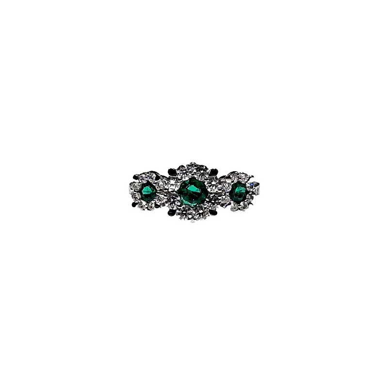 Anello Crivelli con Smeraldi Ct. 0,58 e Diamanti Ct. 0,67F