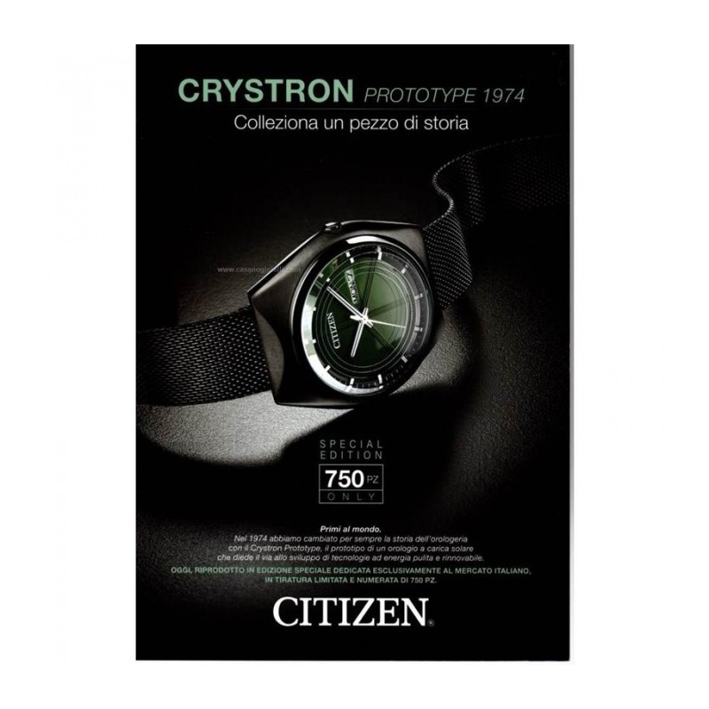 Orologio Citizen Crystron Prototype Limited Edition   	BM8548-83X