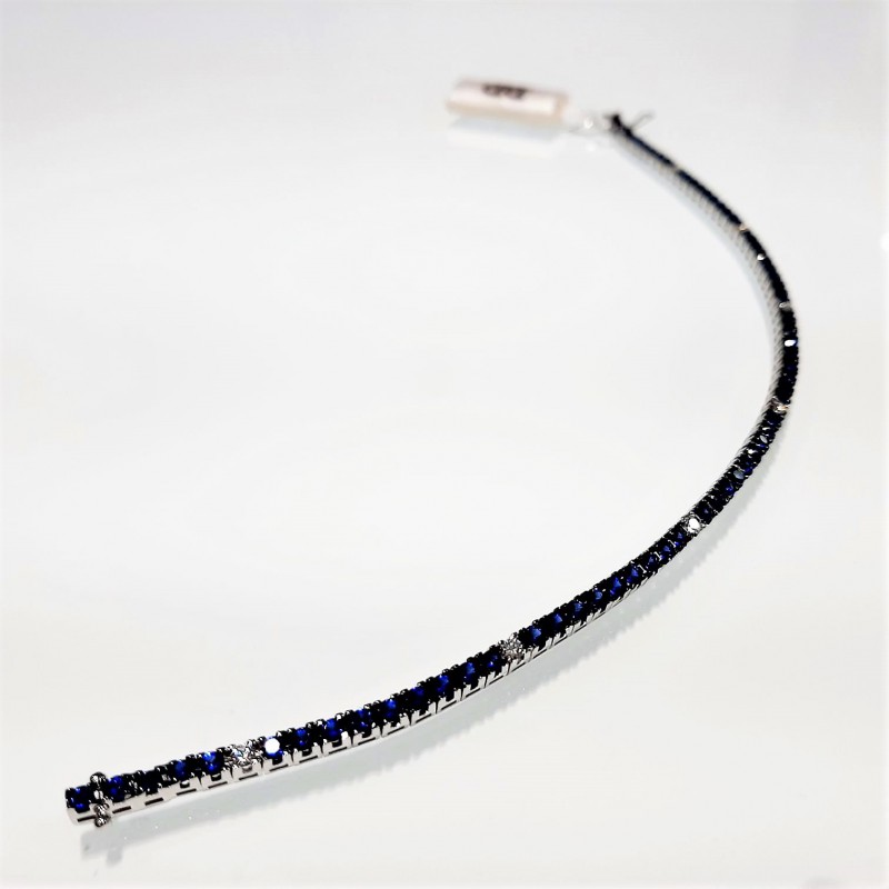 Bracciale Davite & Delucchi con Zaffiri Ct. 2,50 e Diamanti Ct. 0,23 G BR002289/ZF5 Bracciale Davite & Delucchi con Zaffiri Ct. 2,50 e Diamanti Ct. 0,23 G BR002289/ZF5