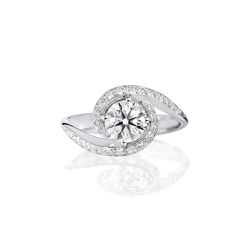 Anello FOREVER UNIQUE Ct. 0,40 F Si + Ct. 0,16 F si Anello FOREVER UNIQUE Ct. 0,40 F Si + Ct. 0,16 F si