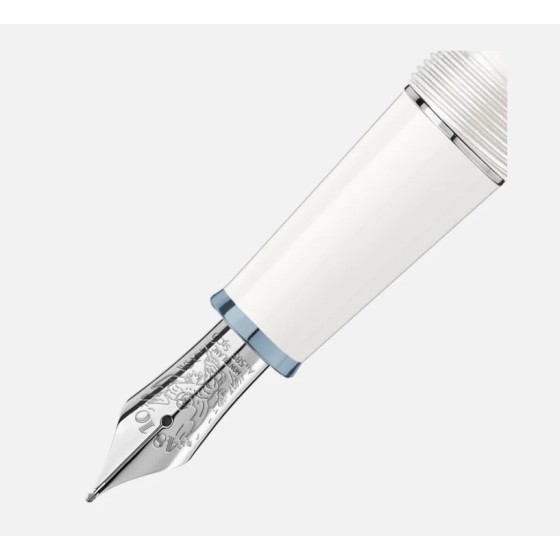 Penna Stilografica Meisterstück Glacier Classique bianca 129399