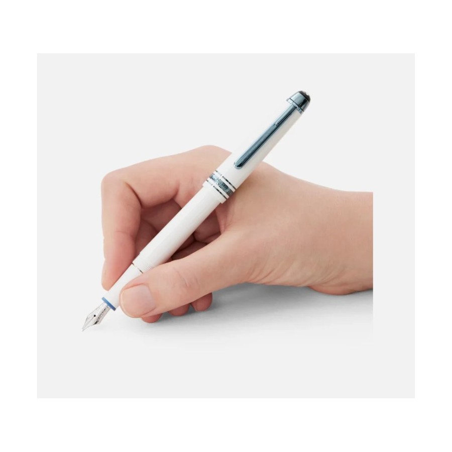 Penna Stilografica Meisterstück Glacier Classique bianca 129399