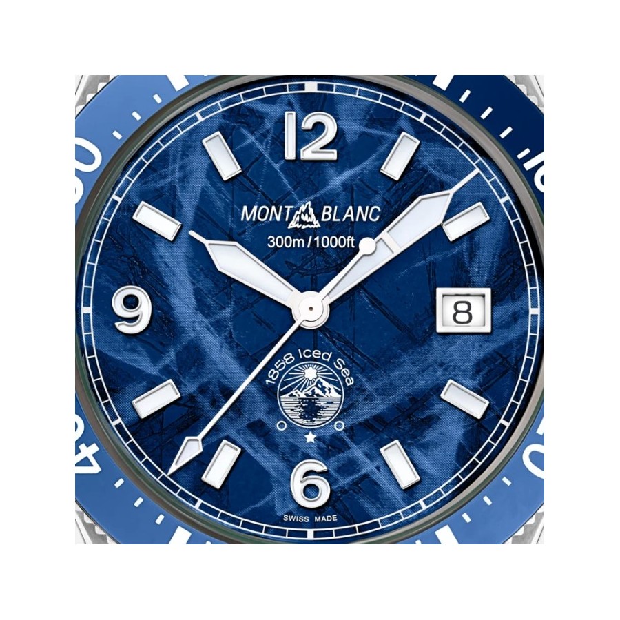 Orologio Montblanc 1858 Iced Sea Automatic Date 129369