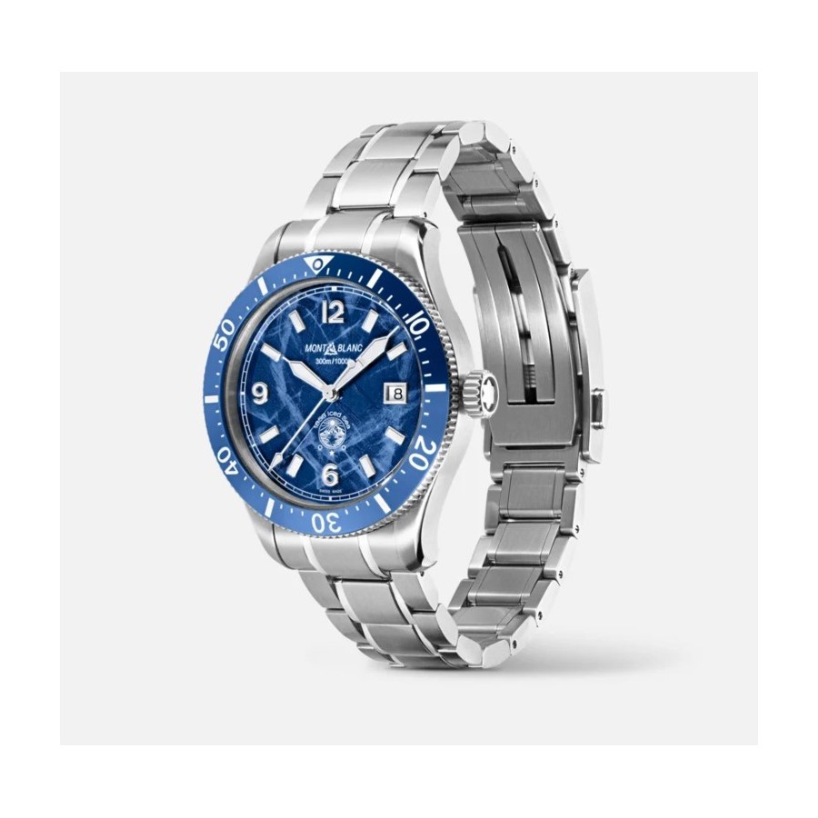 Orologio Montblanc 1858 Iced Sea Automatic Date 129369 Orologio Montblanc 1858 Iced Sea Automatic Date 129369