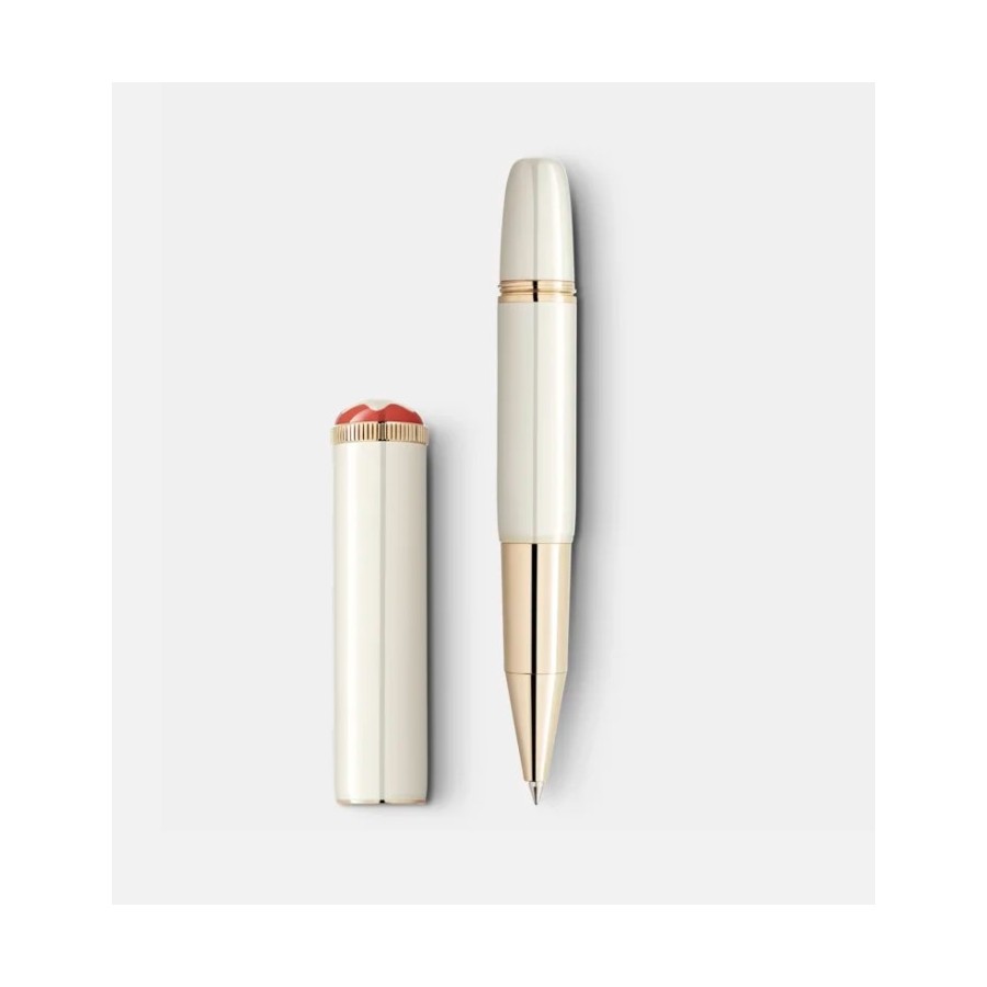 Penna Roller Montblanc Heritage Rouge et Noir “Baby” Edizione Speciale Color Avorio 128122 Penna Roller Montblanc Heritage Rouge et Noir “Baby” Edizione Speciale Color Avorio 128122